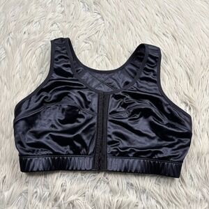 Enell Women's 4 Black High Impact Sports Bra Black Gym Running